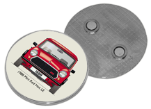 Mini Red Hot LE 1988 Round Fridge Magnet